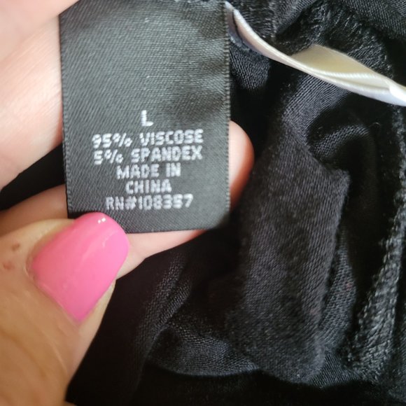 SIZE L ANA Black & White Sleeveless Sundress/Skirt Multi INVLN#121 - Picture 3 of 3